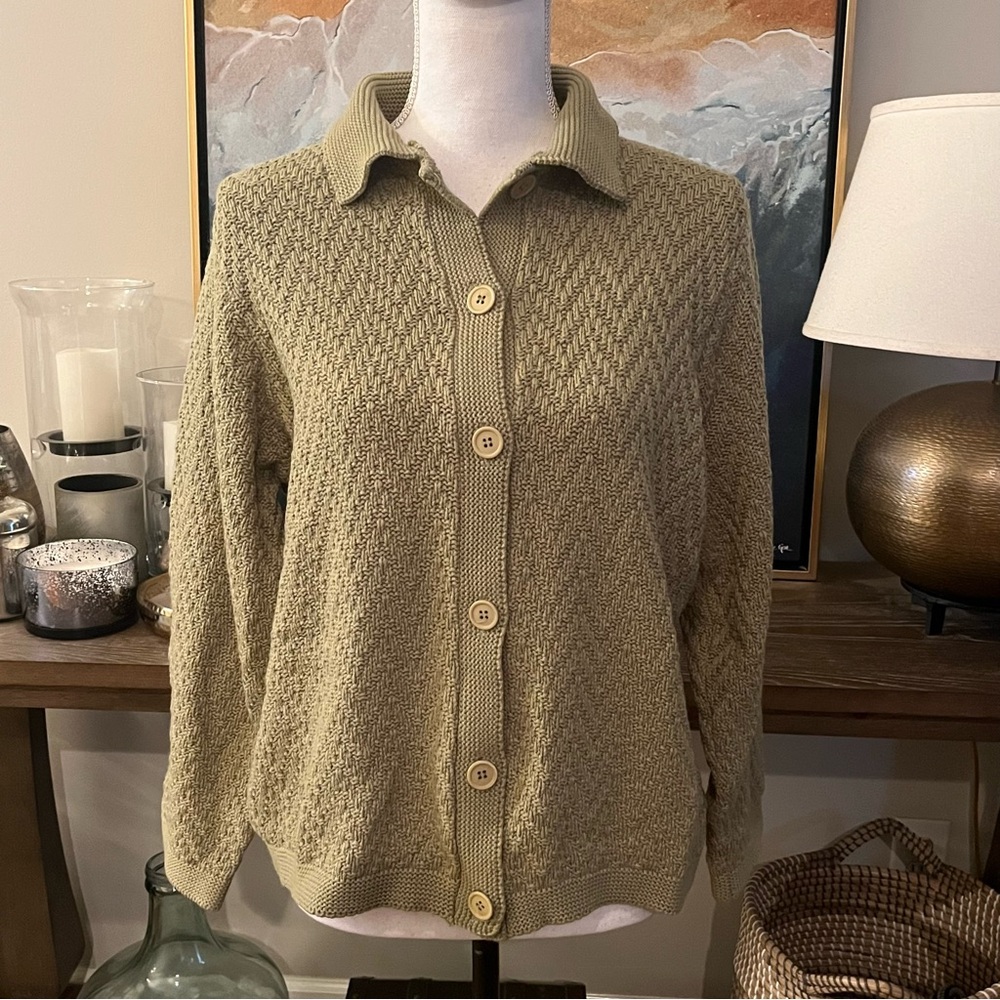2/$30 Berkertex Cozy Knit Button-Up Cardigan 10 - 12